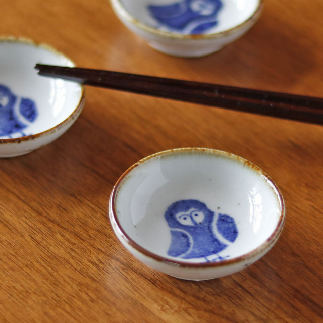 和食器・砥部焼　皐月窯の豆皿