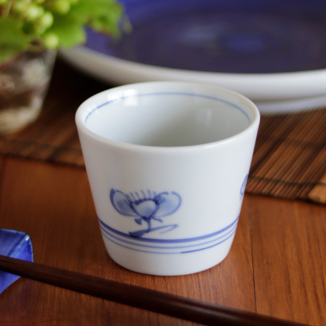 【砥部焼 梅山窯】ごす梅のそばちょこ