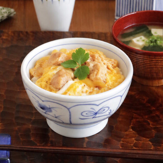 【砥部焼 梅山窯】なずなの小丼(4.5寸)