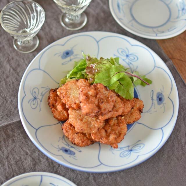 和食器・砥部焼　梅山窯の大皿