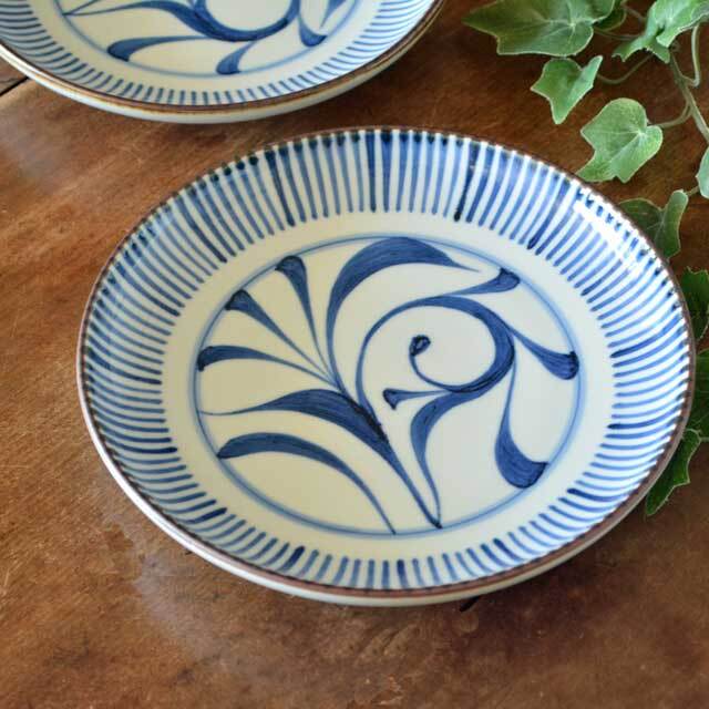 和食器・砥部焼　梅山窯の大皿