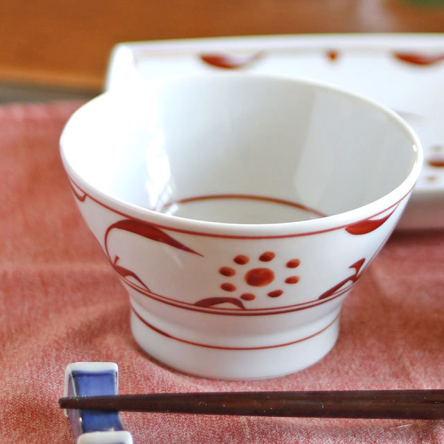 和食器・砥部焼　梅山窯の茶碗(大)