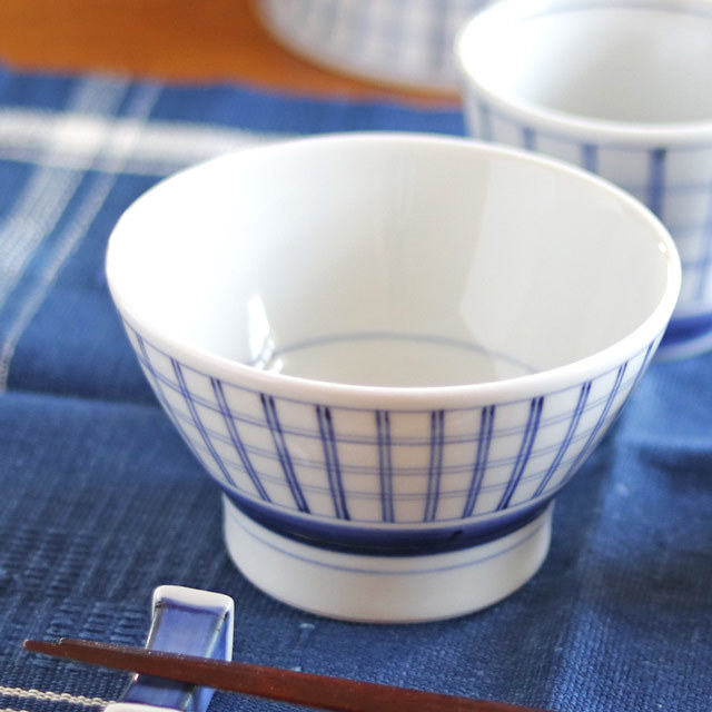 和食器・砥部焼　梅山窯の茶碗(大)