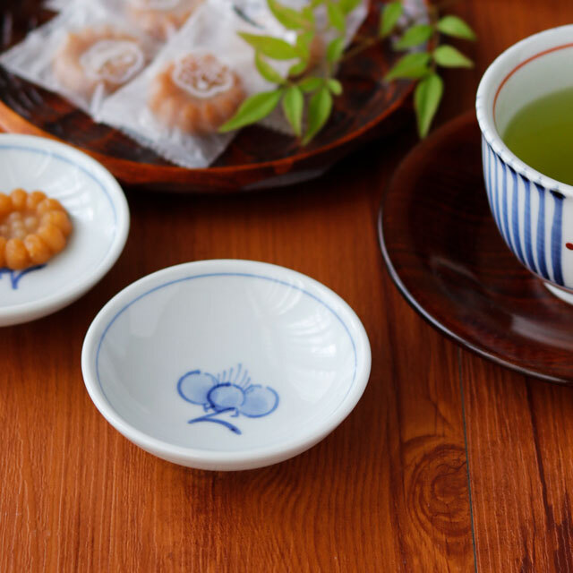 和食器・砥部焼　梅山窯の小皿