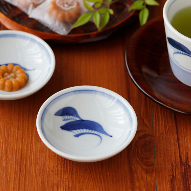 和食器・砥部焼　梅山窯の小皿