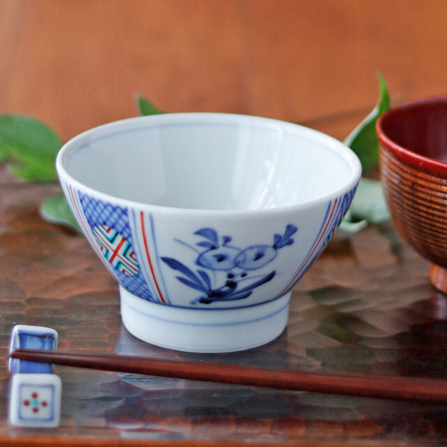 和食器・砥部焼　梅山窯の茶碗