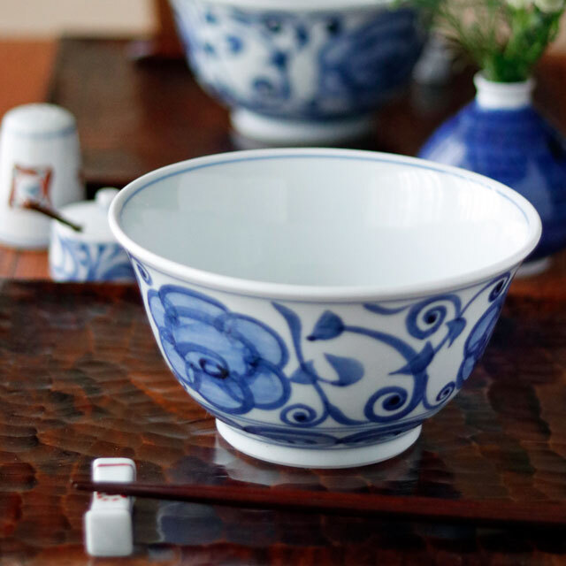 和食器・砥部焼　梅山窯の丼鉢