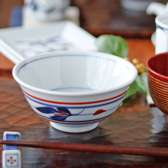 和食器・砥部焼　梅山窯の茶碗