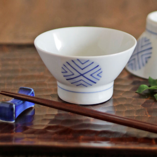 砥部焼の和食器 梅山窯の茶碗【砥部工房 からくさ】