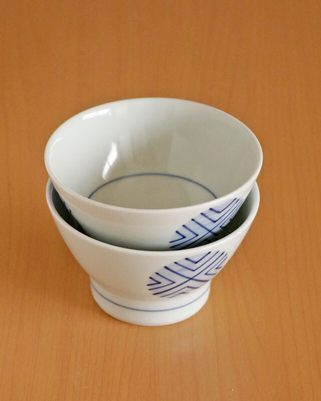 砥部焼の和食器 梅山窯の茶碗【砥部工房 からくさ】