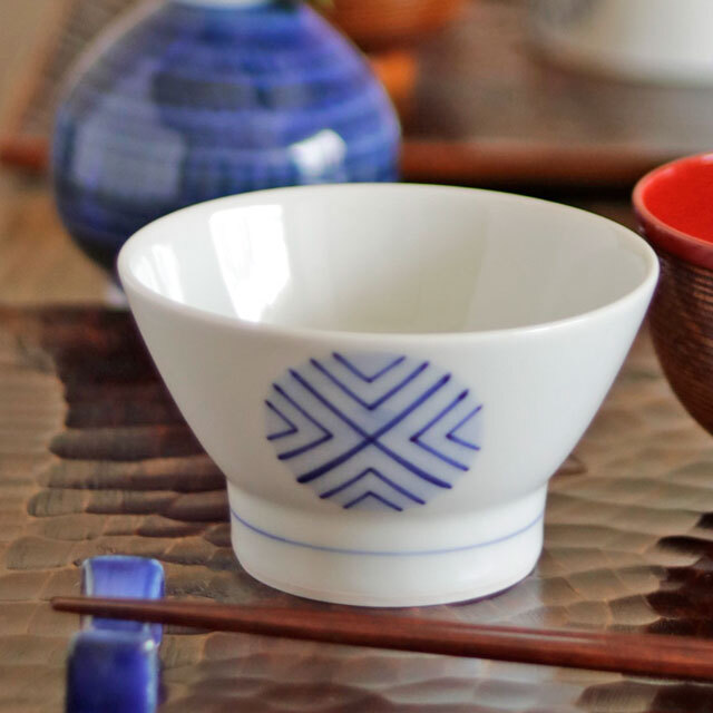 砥部焼の和食器 梅山窯の茶碗【砥部工房 からくさ】 