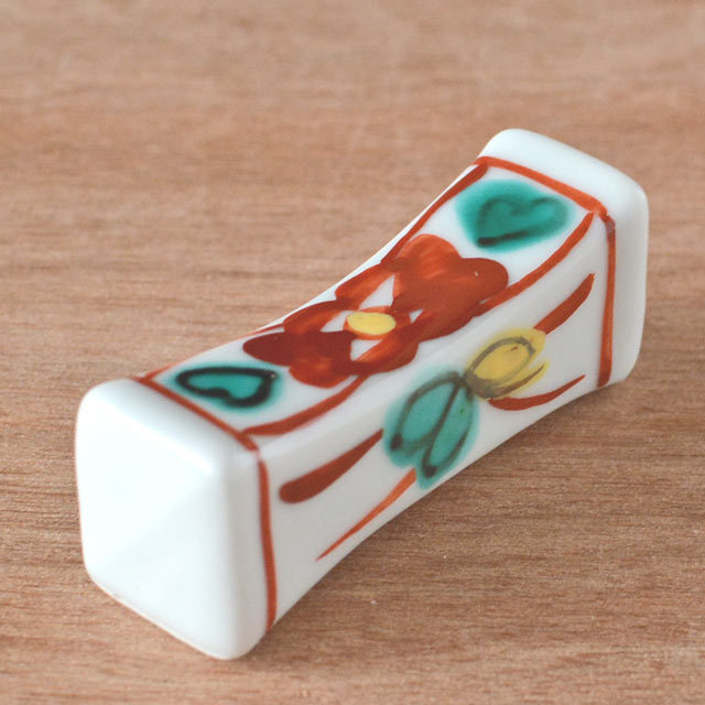 和食器・砥部焼　いろえ花の箸置き