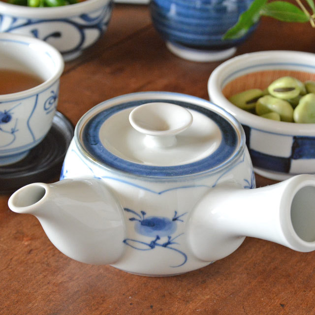 和食器・砥部焼　なずなの平急須