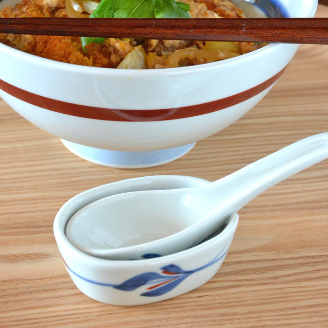 和食器・砥部焼 みつ葉のれんげ