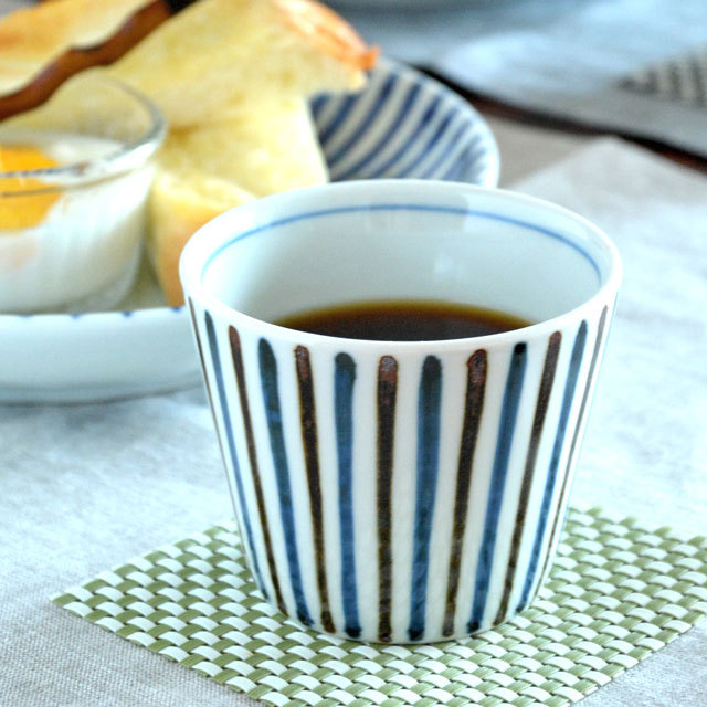 和食器・砥部焼　鉄ごすとくさのそばちょこ