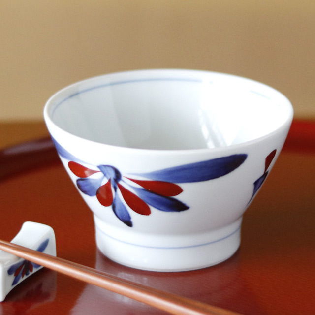 和食器・砥部焼　梅山窯の茶碗(大)