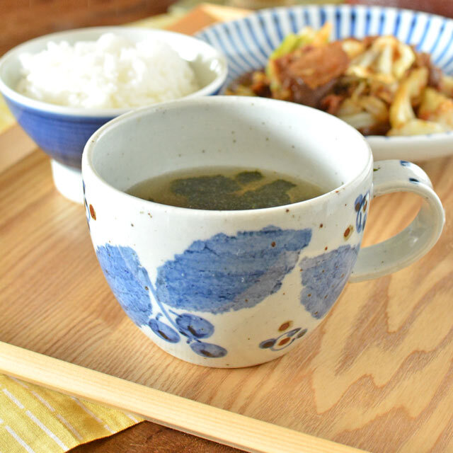 和食器・砥部焼　森陶房のスープマグ