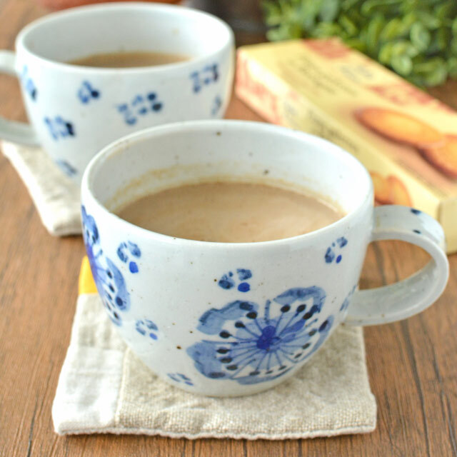 和食器・砥部焼　森陶房のスープマグ