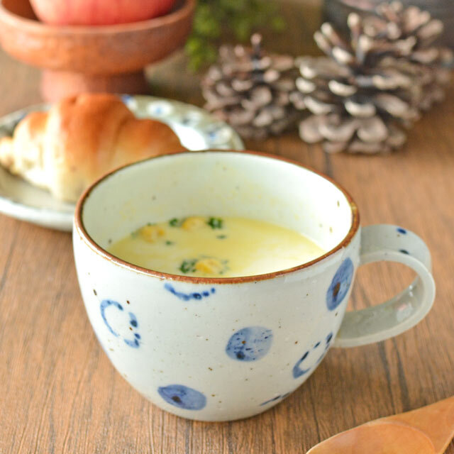 和食器・砥部焼　森陶房のスープマグ