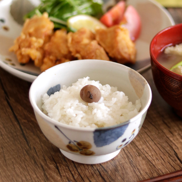 【砥部焼 森陶房】木の葉の茶碗