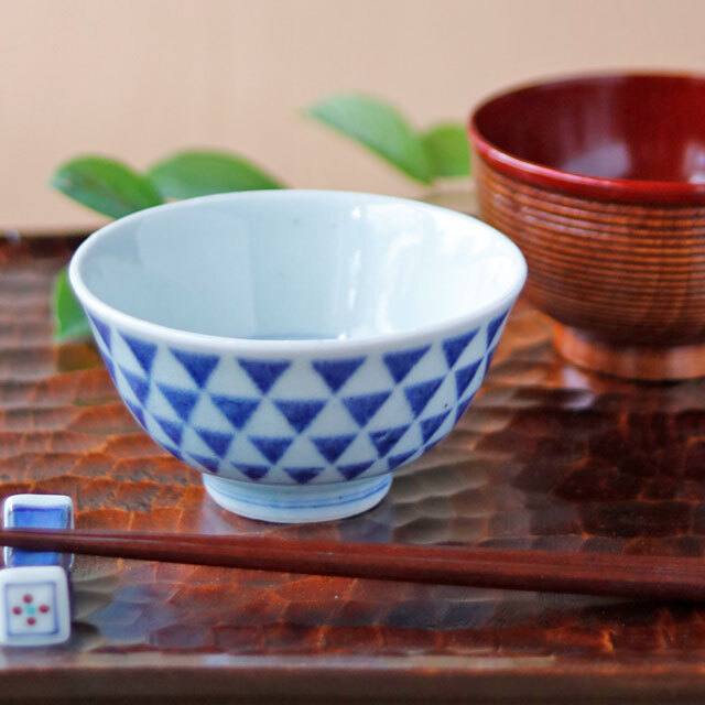 和食器・砥部焼　中田窯の茶碗