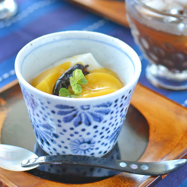 和食器・砥部焼　古布文のそばちょこ(小)