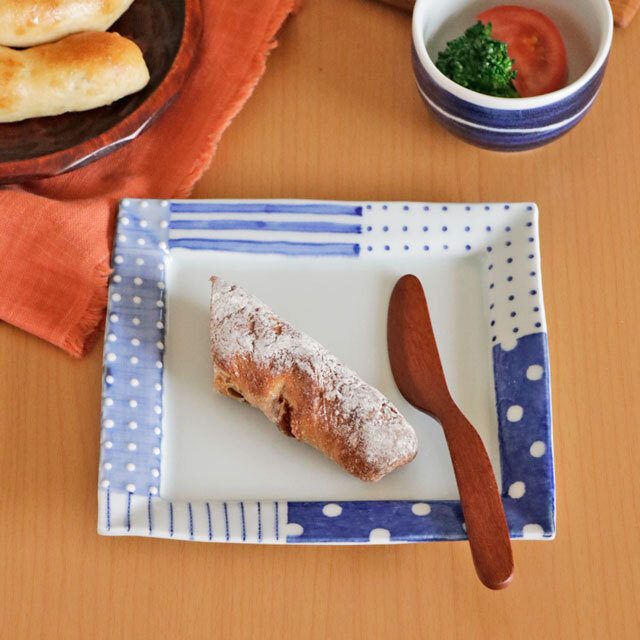 砥部焼の和食器 大皿 【砥部工房 からくさ】