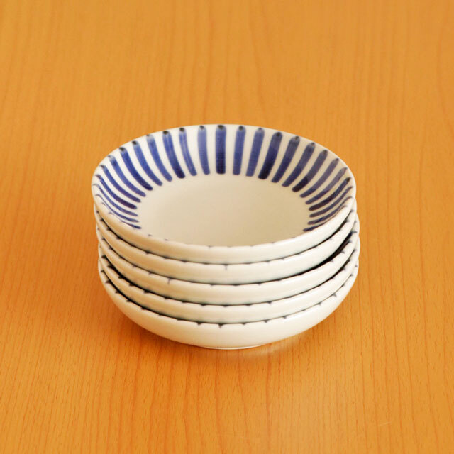 砥部焼の和食器 千山窯の小皿 【砥部工房 からくさ】