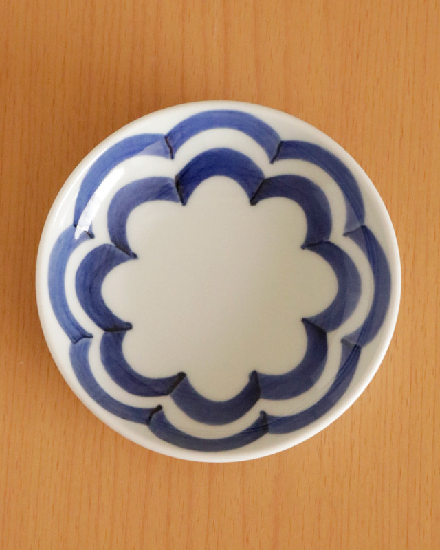 砥部焼　遊窯　小皿６枚 砥部焼の和食器 千山窯の小皿 【砥部工房 からくさ】