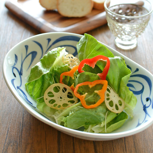 青唐草のカレー鉢