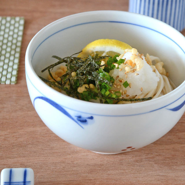 砥部焼の和食器 千山窯の丼鉢 【砥部工房 からくさ】