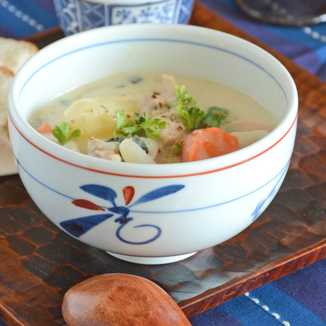 和食器・砥部焼 上絵とんぼの小丼