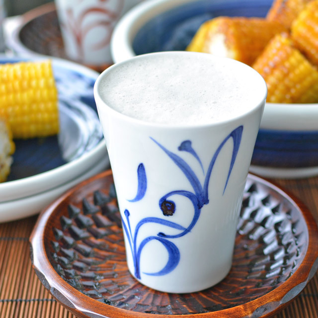 和食器・砥部焼　青からくさのタンブラー