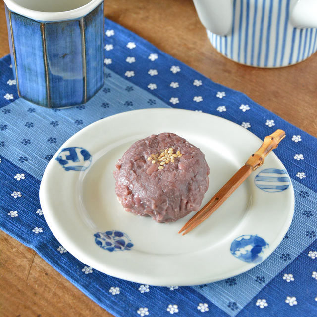 和食器・砥部焼　スギウラ工房のリム皿(小)