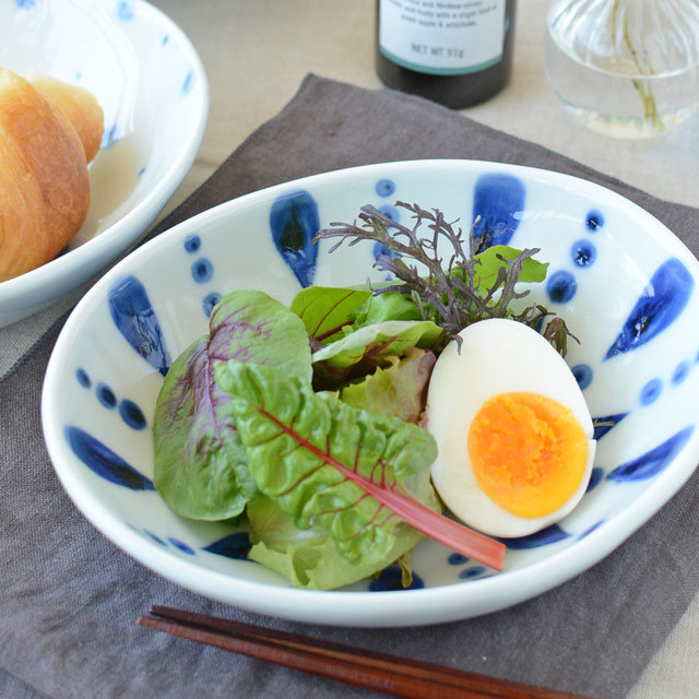 和食器・砥部焼　あまつぶのサラダボウル