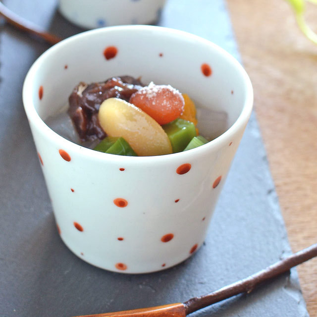 和食器・砥部焼　レッドプラネットのそばちょこ