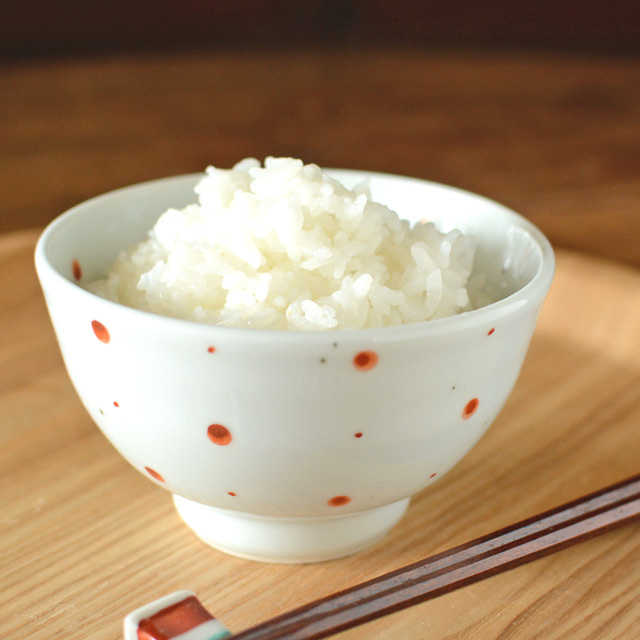 和食器・砥部焼　レッドプラネットの茶碗(小)