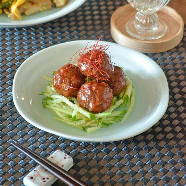 和食器・砥部焼　陶彩窯の中皿