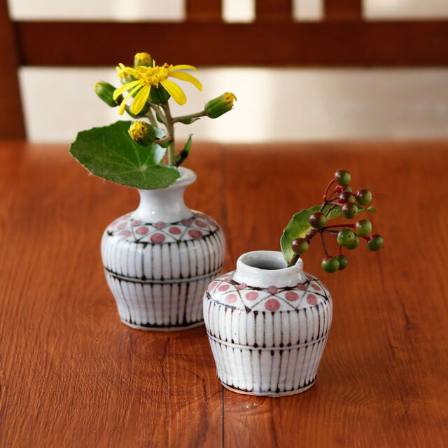 和食器・砥部焼　陶彩窯の花器