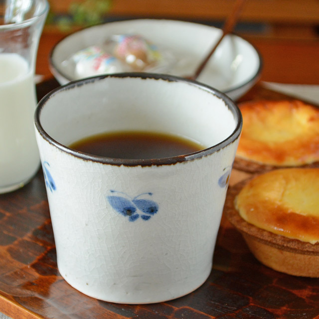 砥部焼の和食器 陶彩窯のそばちょこ 【砥部工房 からくさ】