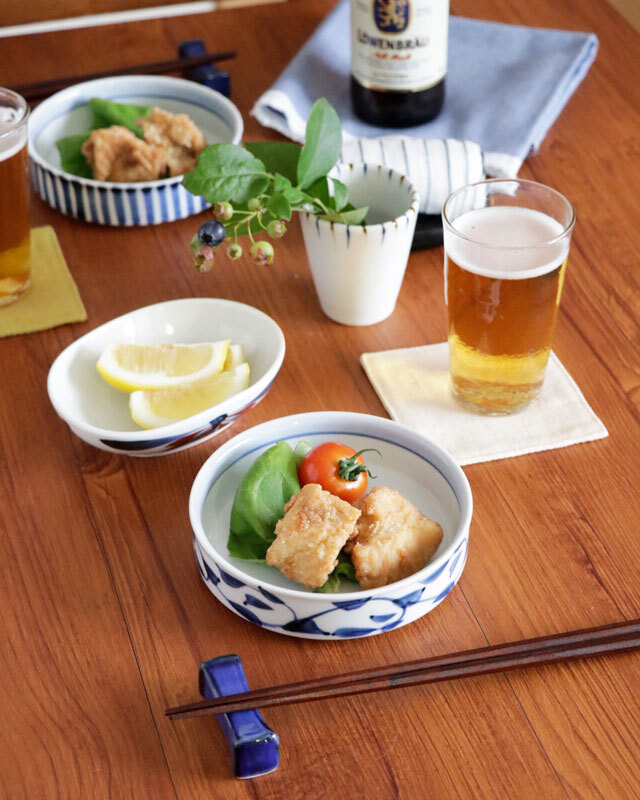 砥部焼の和食器 東吉窯の小鉢 【砥部工房 からくさ】