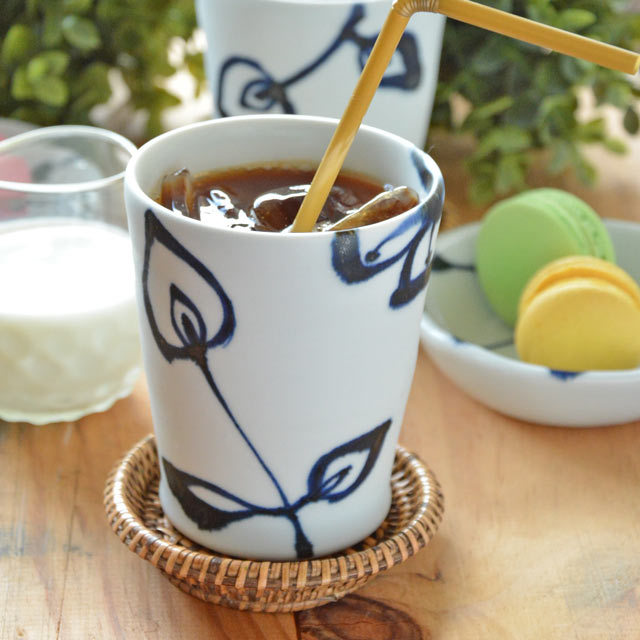 和食器・砥部焼　雲石窯のフリーカップ