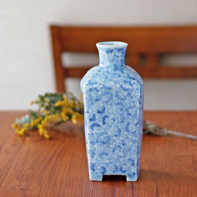 砥部焼　吉山窯　花瓶 とべ焼 砥部焼 吉山 投入花瓶 渋い感じの花器 - メルカリ