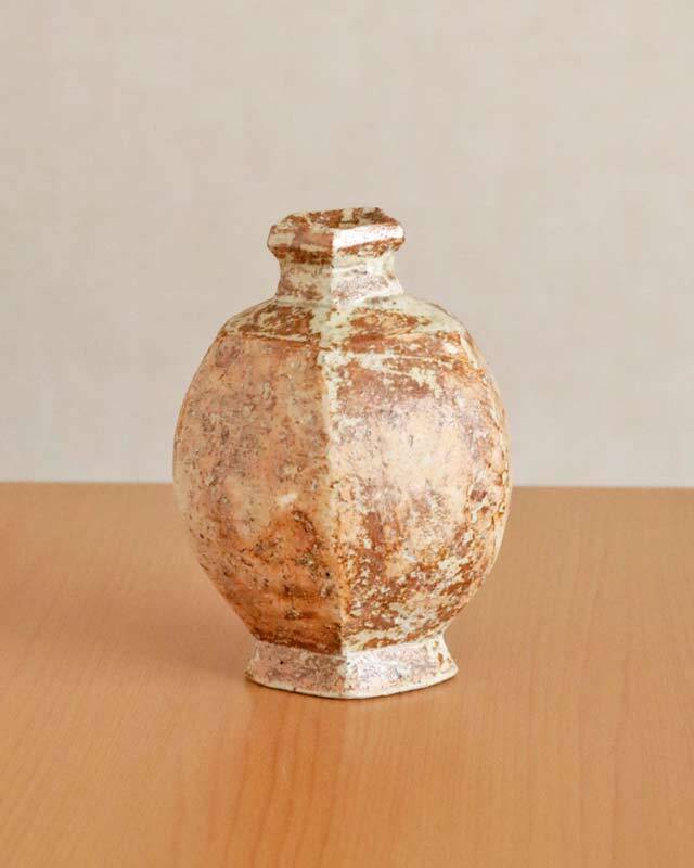 砥部焼 障山窯 森元作 壺 花器 砥部焼の花器/竹山窯/飾り壺/花瓶/インテリア | 骨董