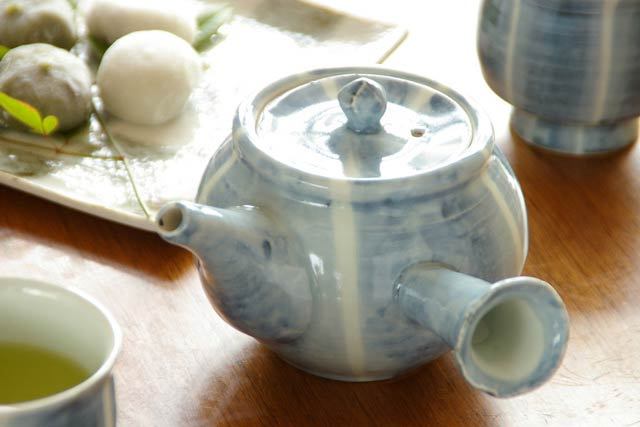 【砥部焼 山中窯】はくせんの急須