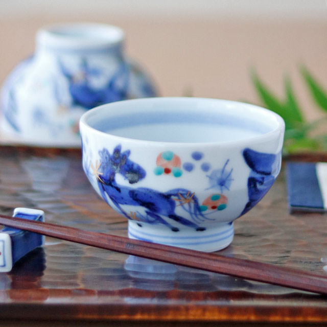 和食器・砥部焼　西岡工房の茶碗