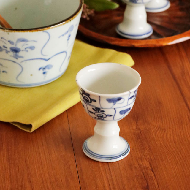 砥部焼の和食器 中田窯の酒器 【砥部工房 からくさ】