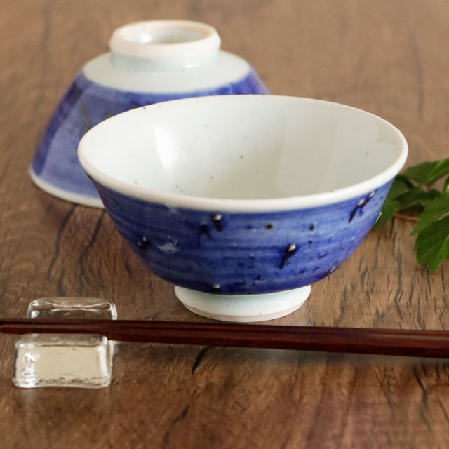 砥部焼の和食器 中田窯の茶碗 【砥部工房 からくさ】