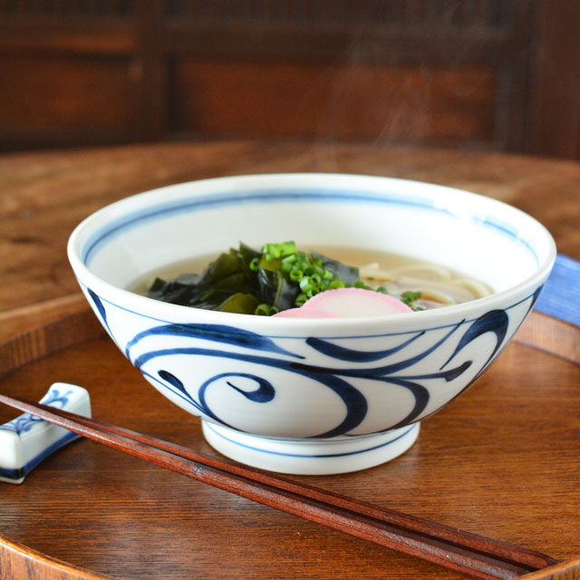 和食器・砥部焼　岡田陶房の丼鉢