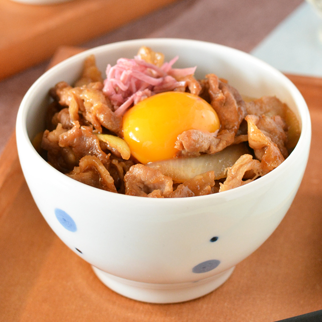 【砥部焼 岡田陶房】水玉文の丸碗